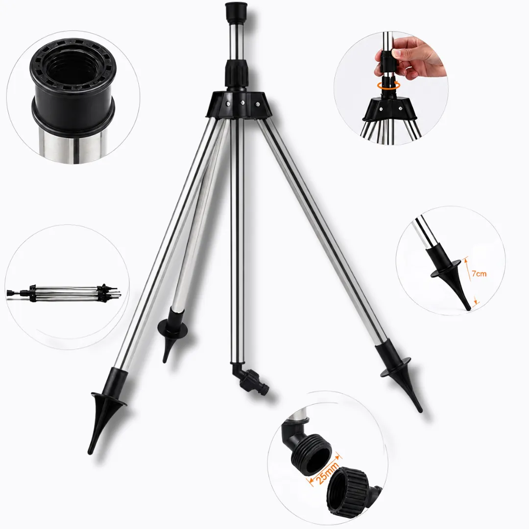 ADAMANTA 2290 irrigatore rotante 360° con treppiede