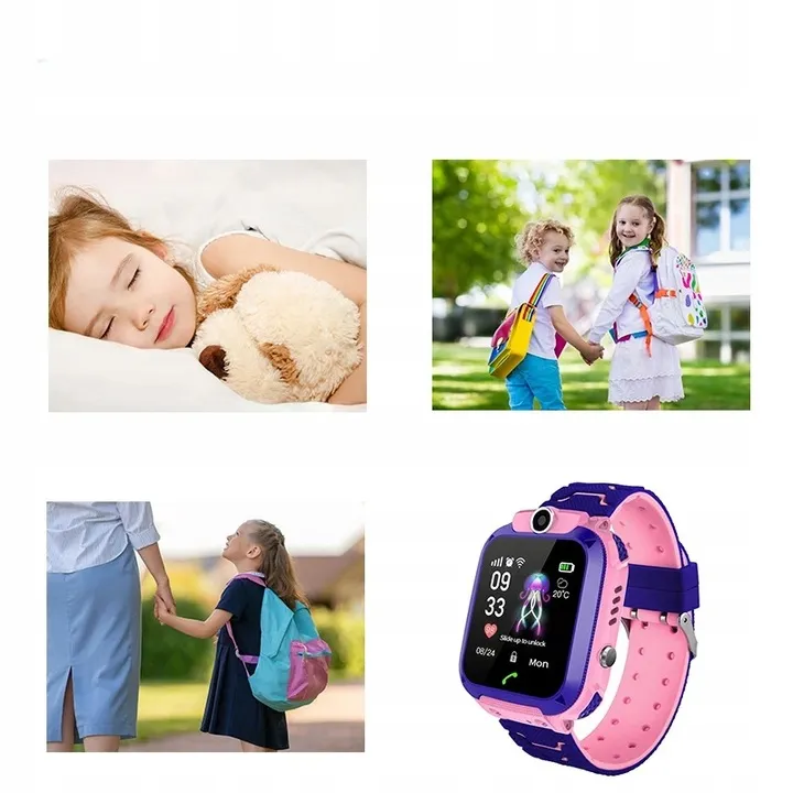 ADAMANTA Q19 smartwatch bambini GPS con chiamate