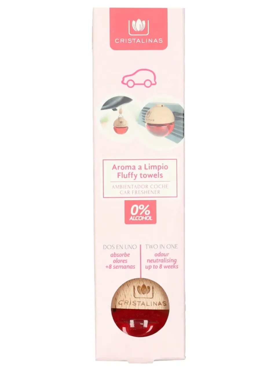 Cristalinas Fluffy Towels Profumatore Auto 6ml fresco