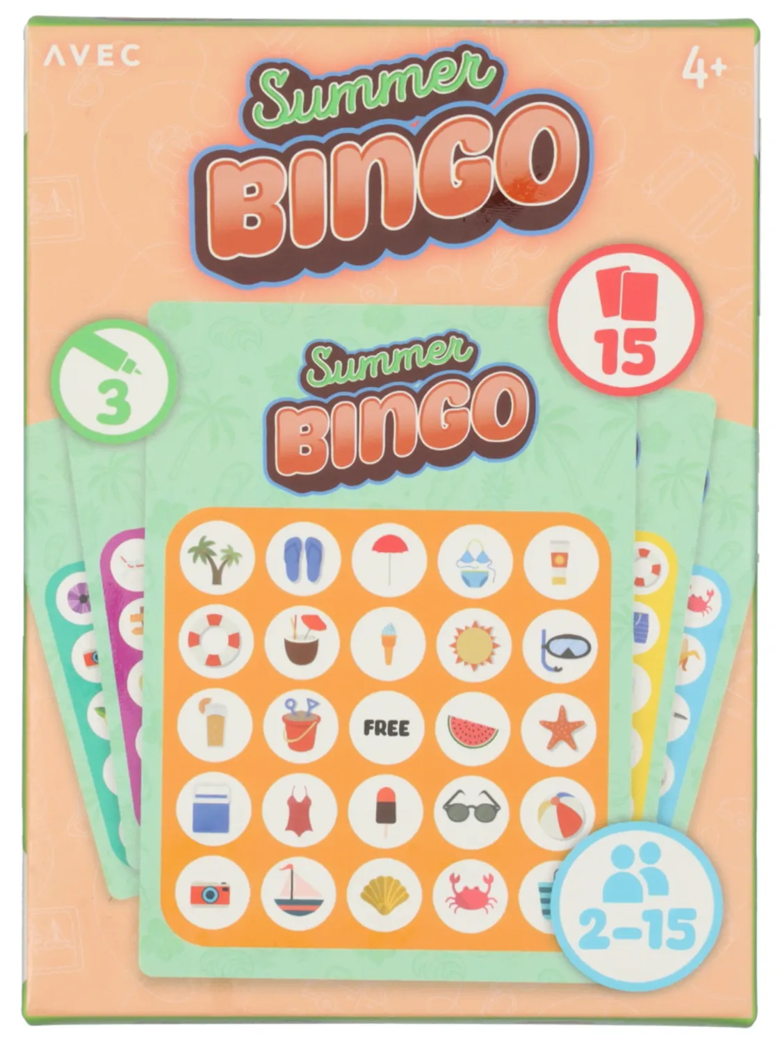 Wibra bingo 15 schede gioco società pennarelli