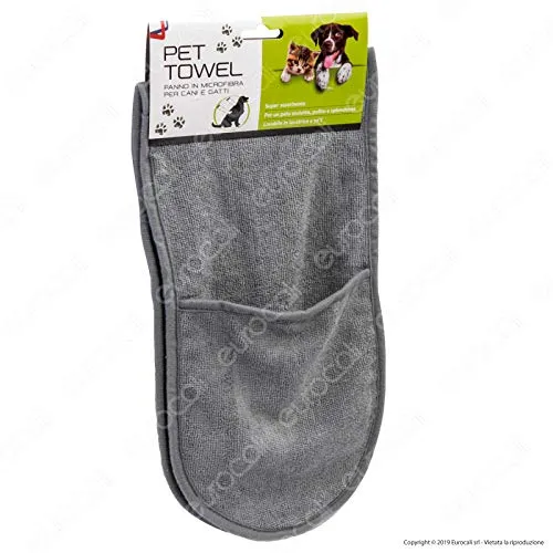 Euromarketing Pet Towel panno microfibra cani e gatti
