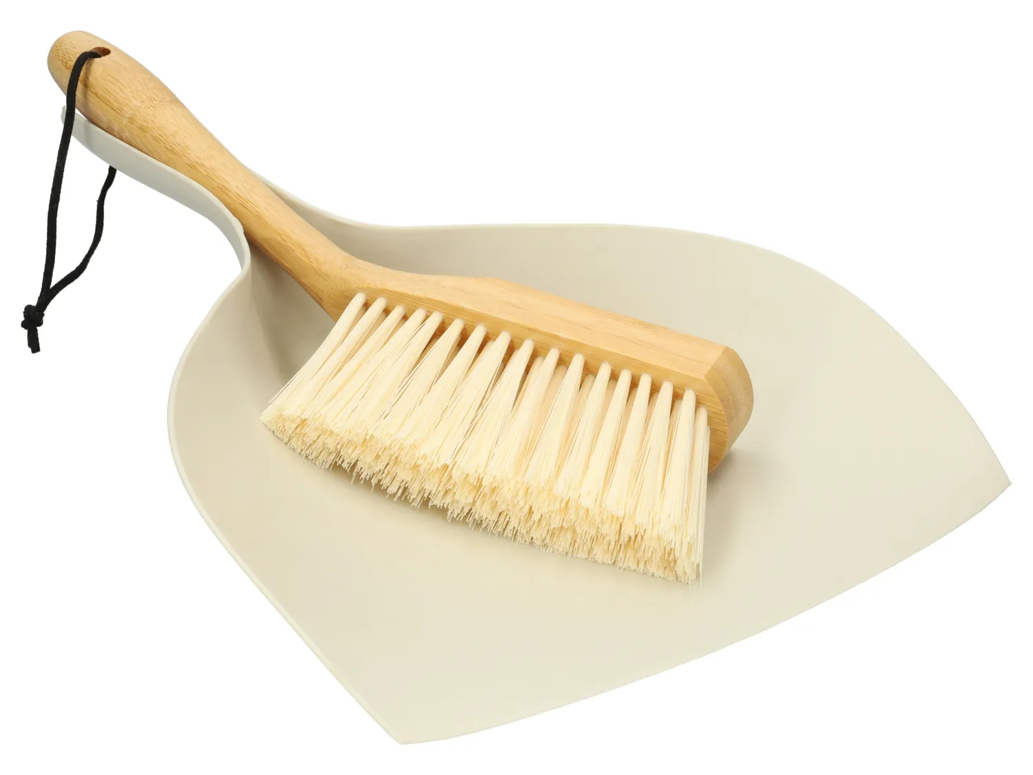 Wibra set paletta e scopetta in bambù 36 cm