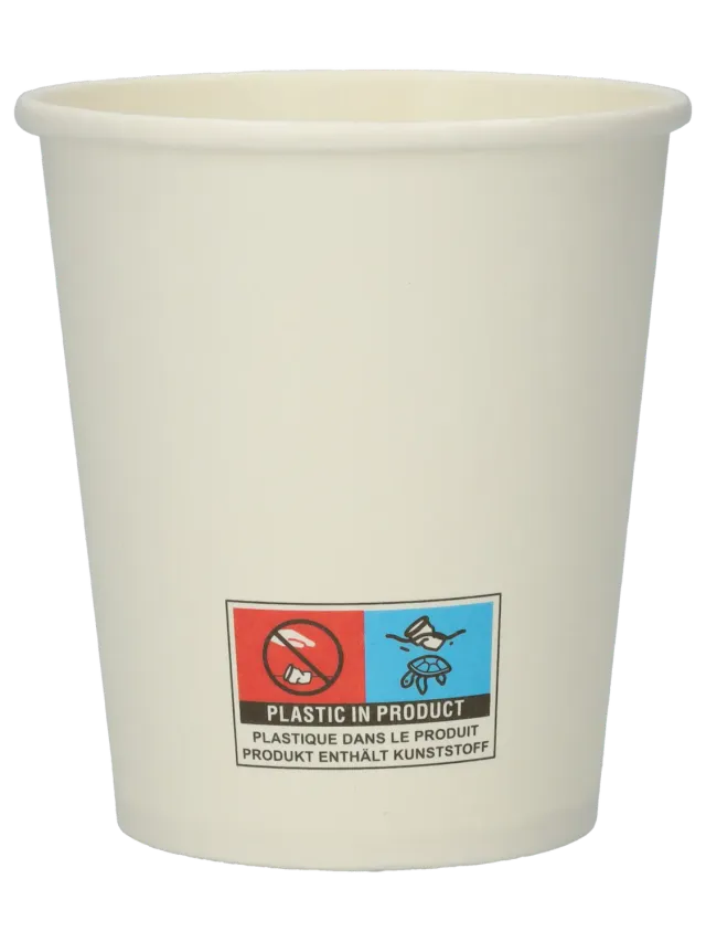 Wibra bicchieri cartone 210 ml 50 pezzi monouso