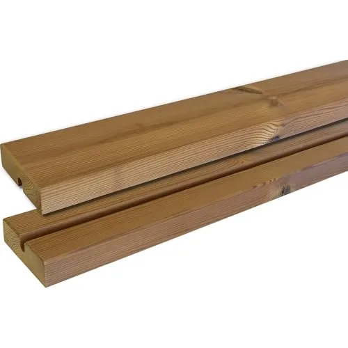Kaiserkraft set tavolo panche esterno 6 persone legno
