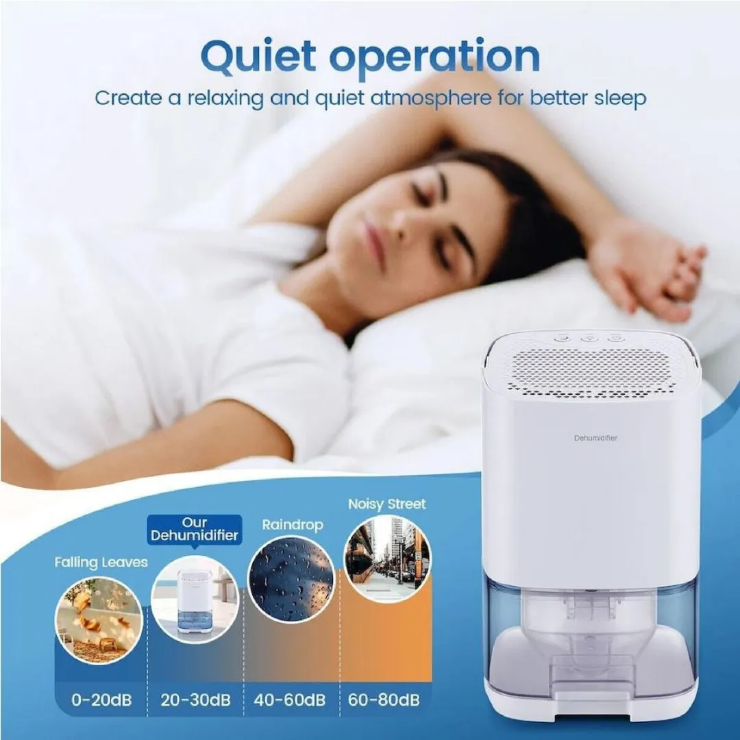 ADAMANTA SilentAir 7 LED deumidificatore silenzioso 1000 ml