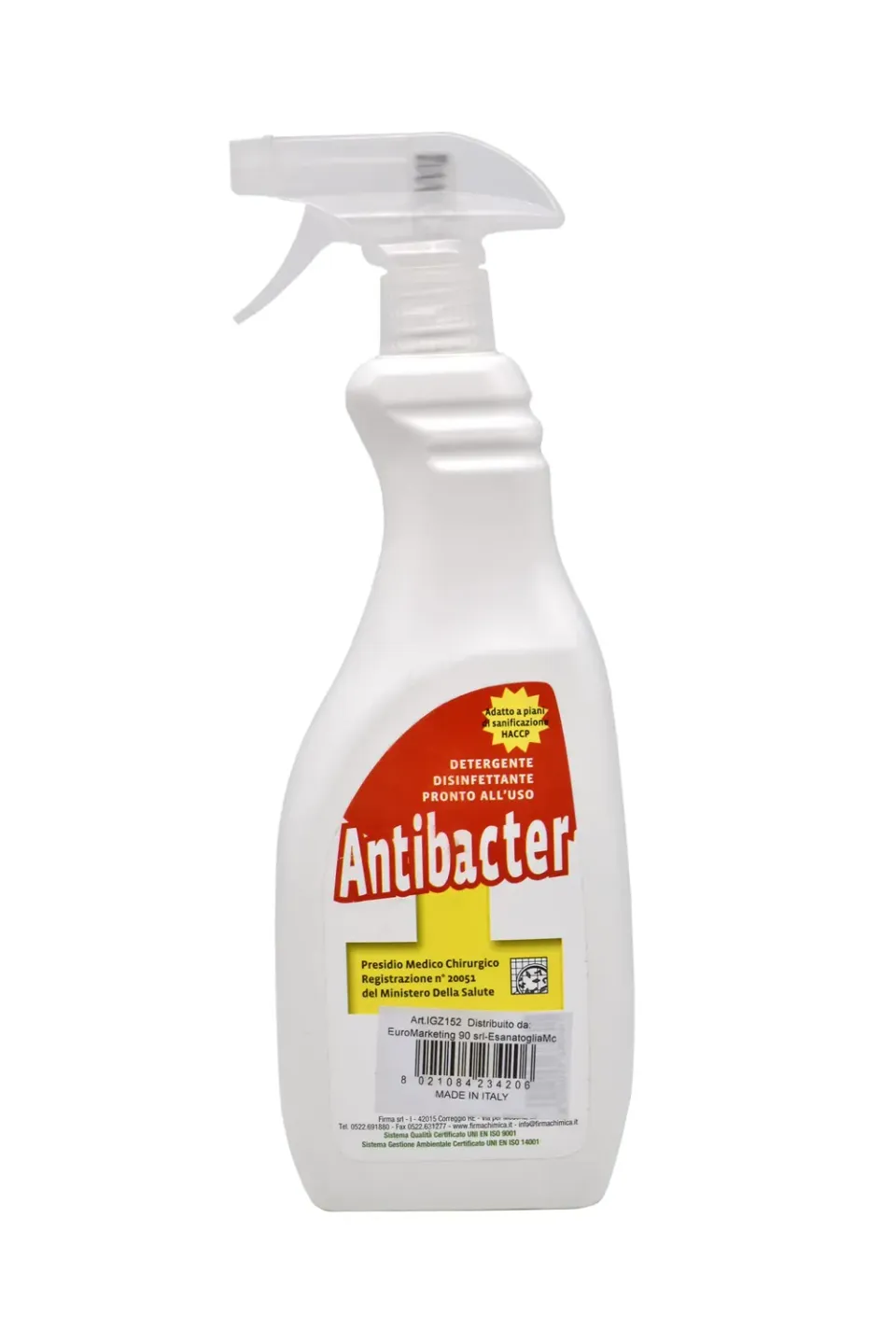 Euromarketing Antibacter Detergente disinfettante pronto all’uso