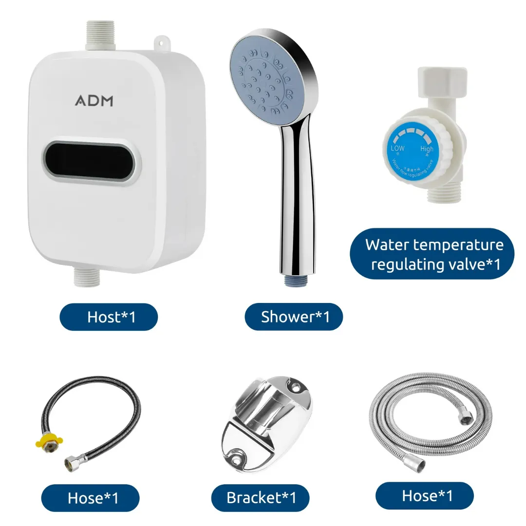 ADAMANTA ADM 547 scaldabagno elettrico istantaneo 3500W