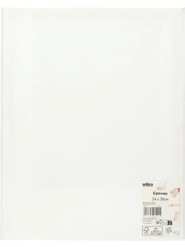 Wibra tela canvas 24x30 cm per acrilico