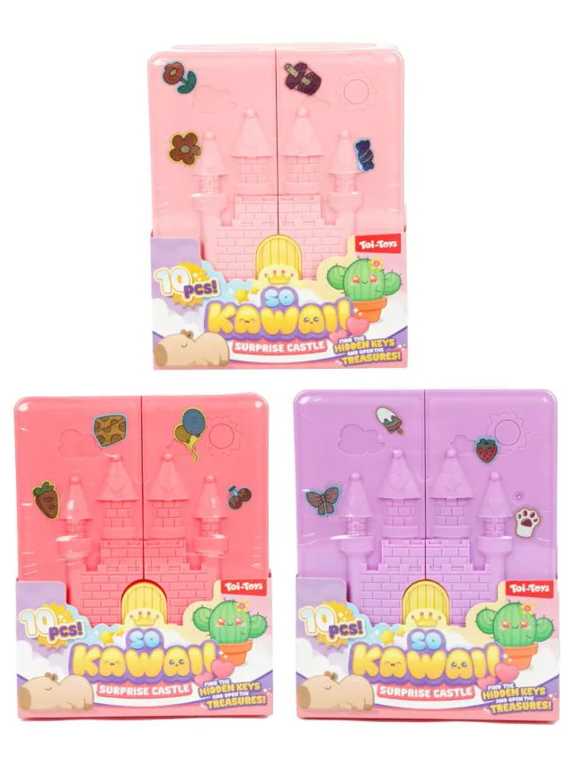 Wibra Kawaii castello a sorpresa 10 pezzi con collana
