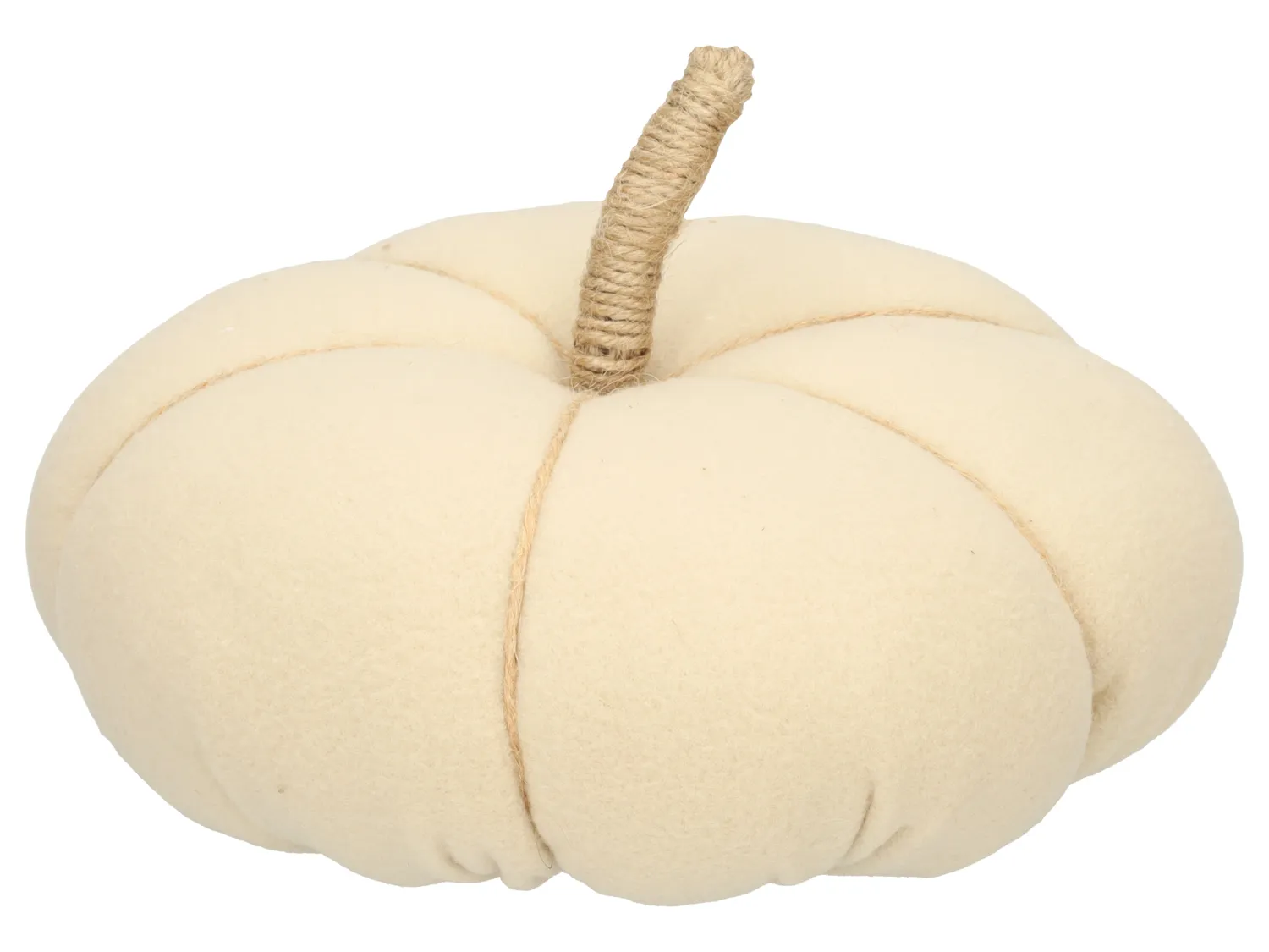 Wibra zucca decorativa in stoffa 18 cm autunno
