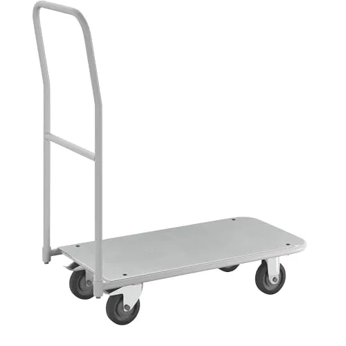 Eurokraft Pro Carrello a Pianale ESD 200 kg Zincato