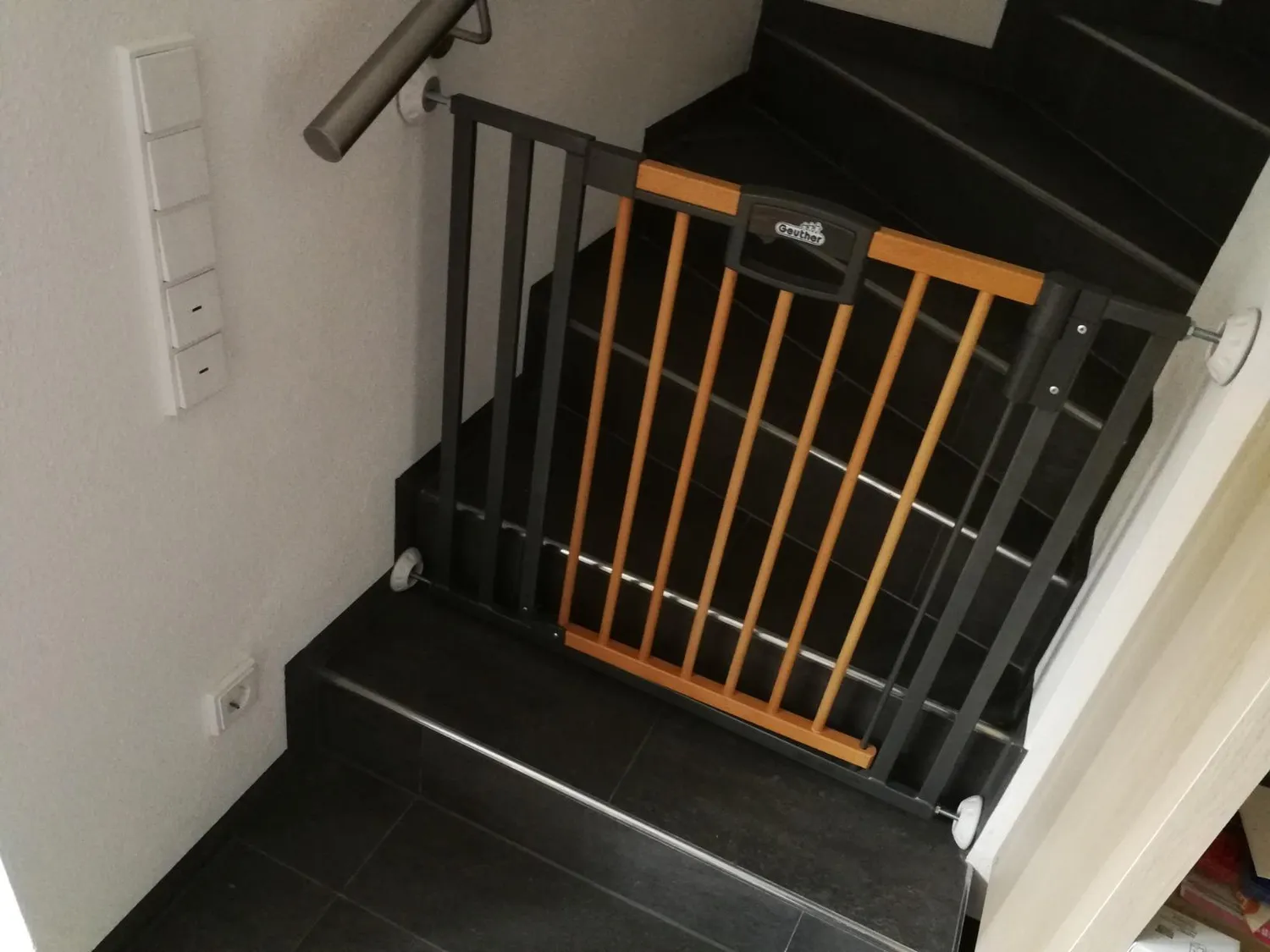 Amteker Protezioni Cancelletto Sicurezza 4 Pezzi Parete