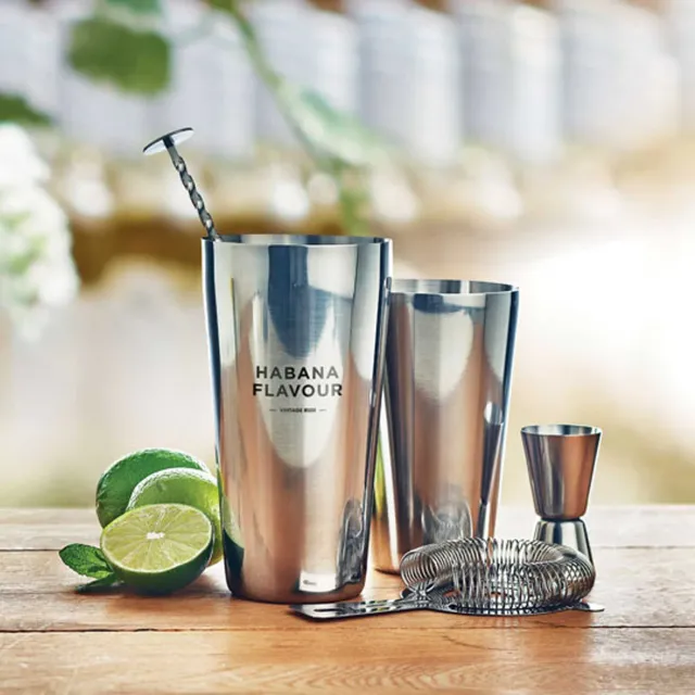 3BPRO MO6224-17 set cocktail in acciaio inox