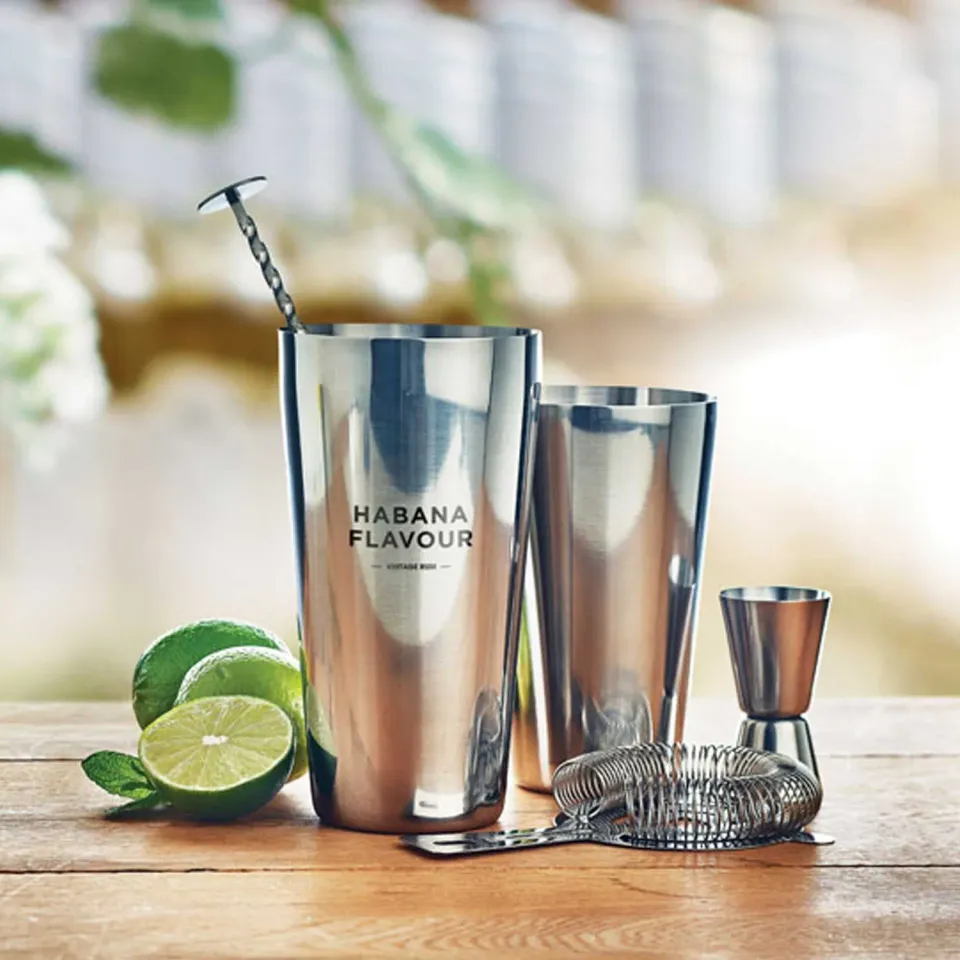 3BPRO MO6224-17 set cocktail in acciaio inox