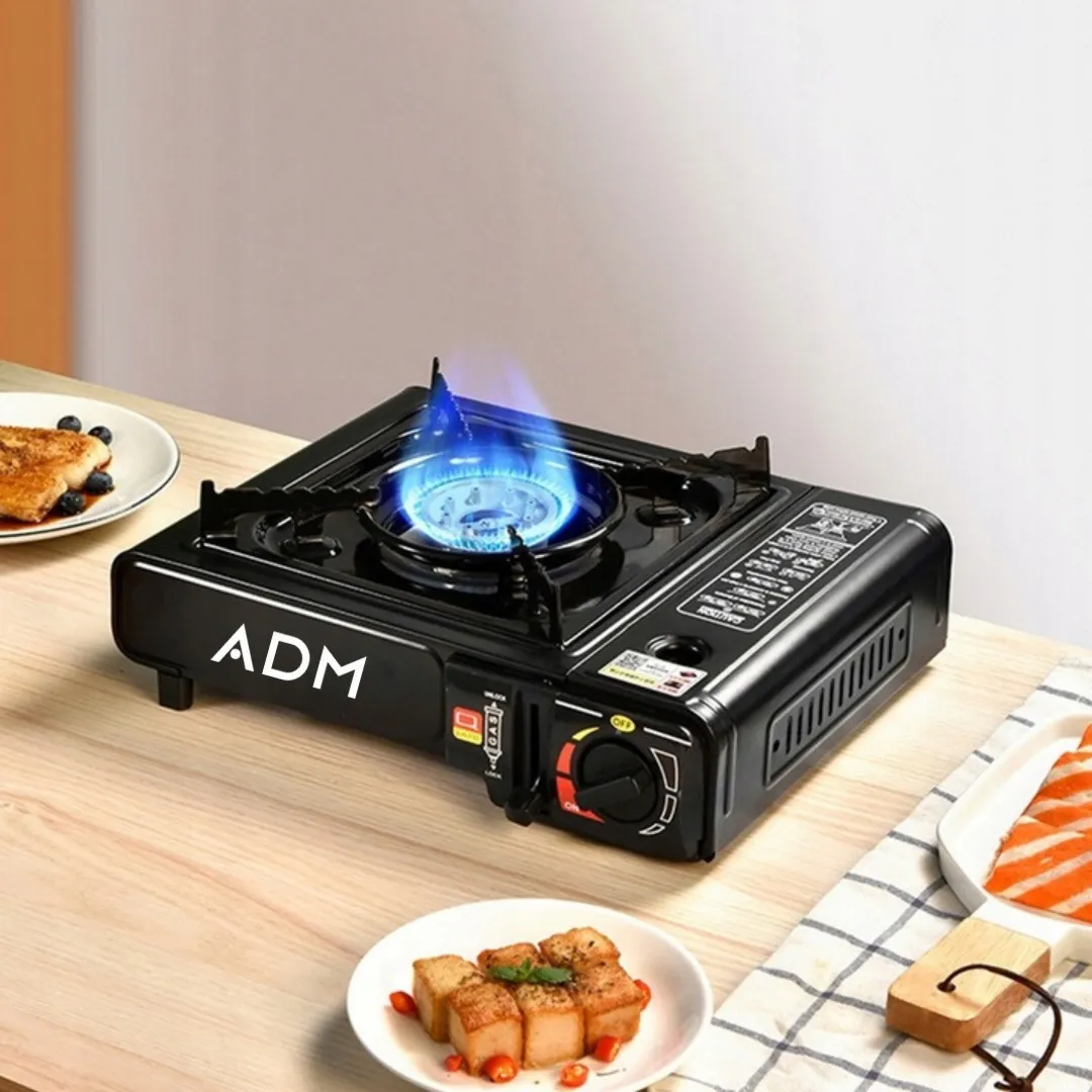 ADAMANTA ADM Portable Gas Stove fornello a gas portatile nero