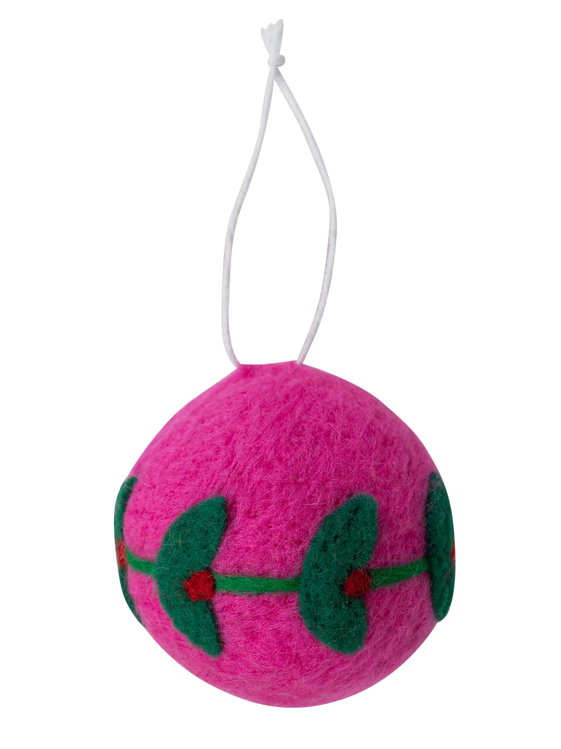 Wibra Funky pallina natalizia in feltro 8 cm