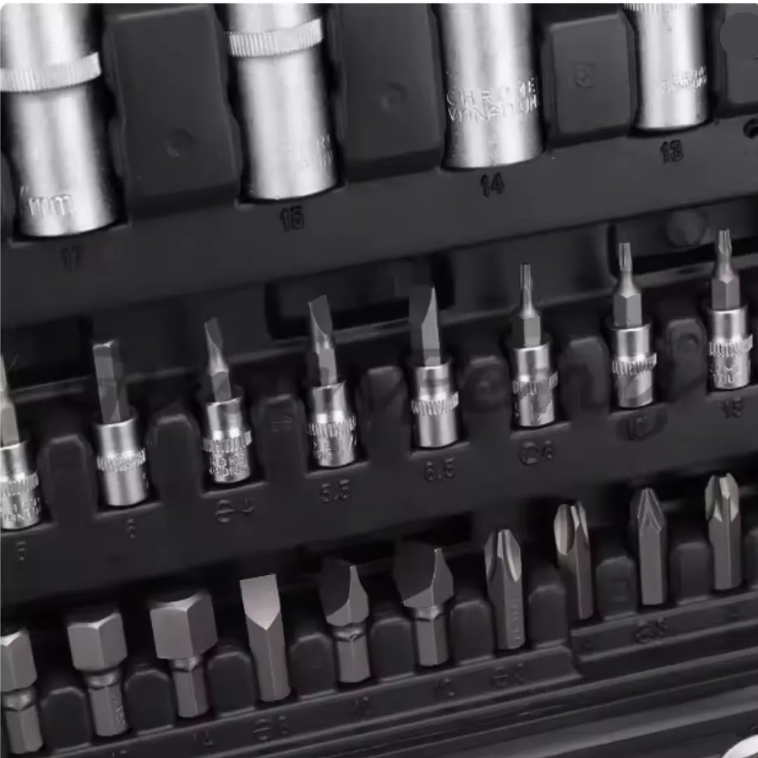 ADAMANTA 108 Pcs Socket Wrench Set 7027 set bussole 108 pezzi professionale