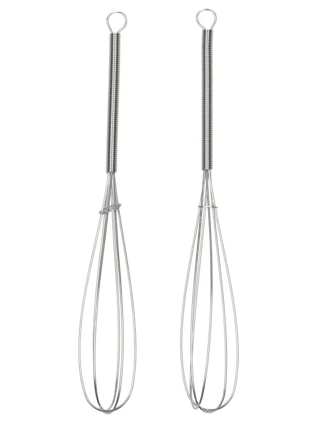 Wibra Frusta Piccola Acciaio Inox 18 cm 2 Pezzi