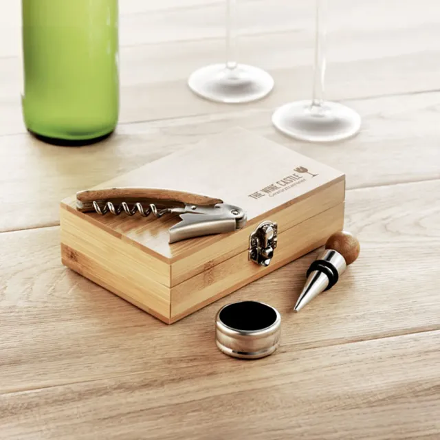 3BPRO MO8147-40 set sommelier in bambù