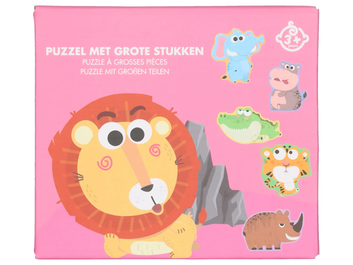 Wibra puzzle animali bambini pezzi grandi 6 puzzle