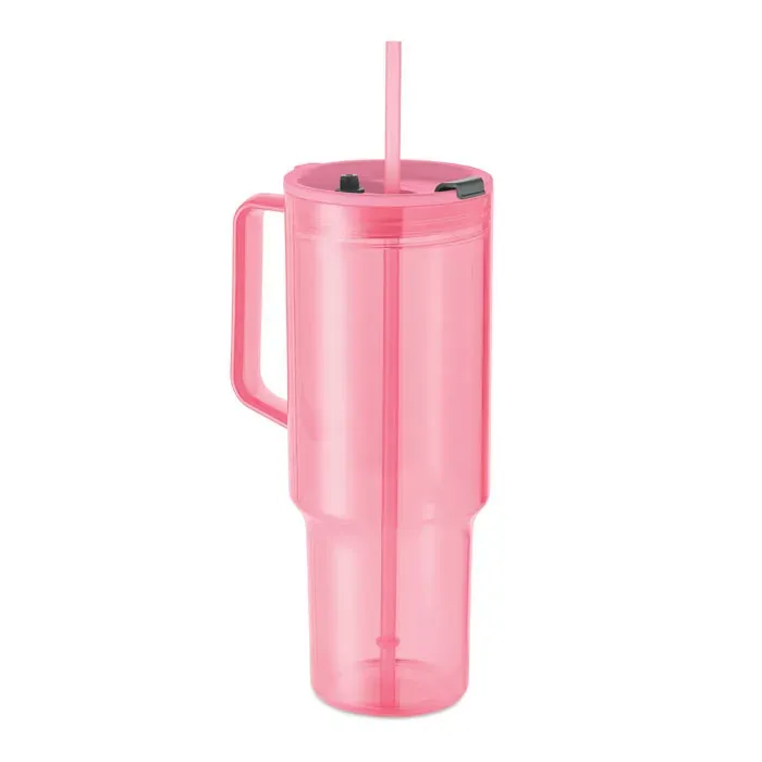 3BPRO MO2964 bicchiere RPET 1200 ml con cannuccia