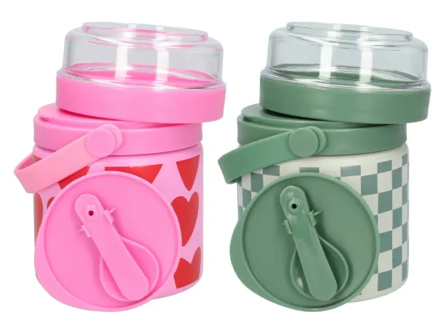 Wibra tazza porta yogurt con cucchiaio 240 ml con manico