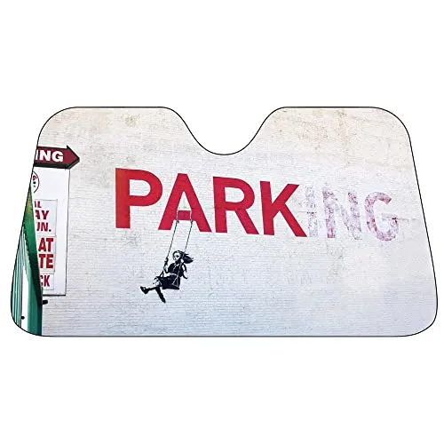 EUROMARKETING Parasole Parabrezza Banksy 130x70 cm