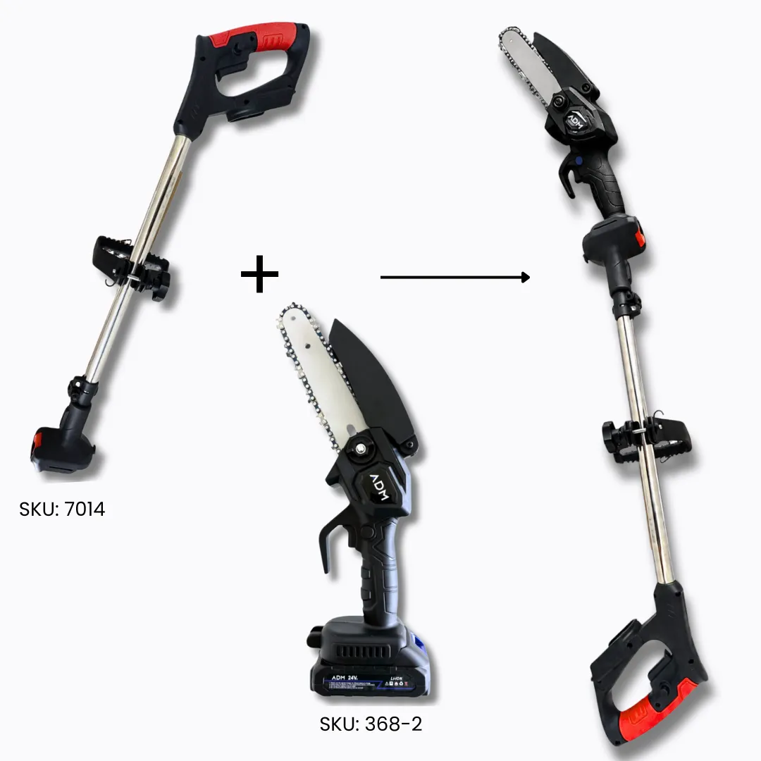 ADAMANTA ADM Telescopic Mini Chainsaw 2249 motosega telescopica 21V potatura