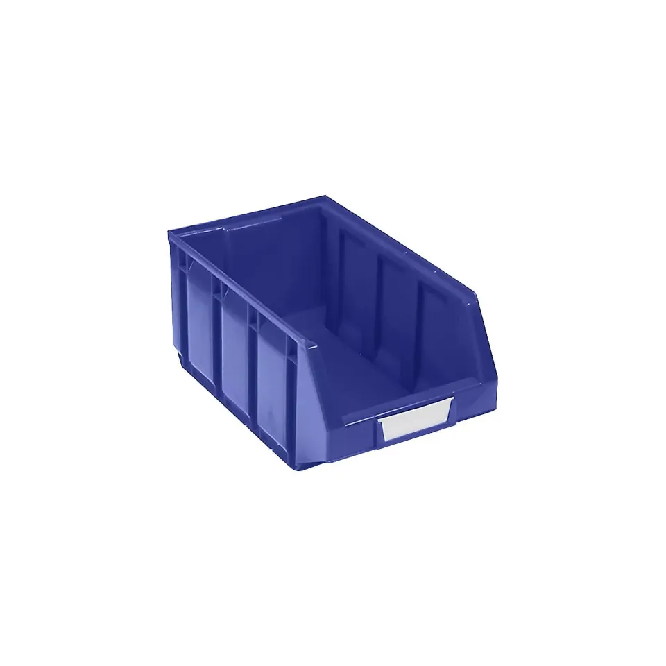 Kaiserkraft contenitore bocca di lupo blu 24 pezzi HDPE