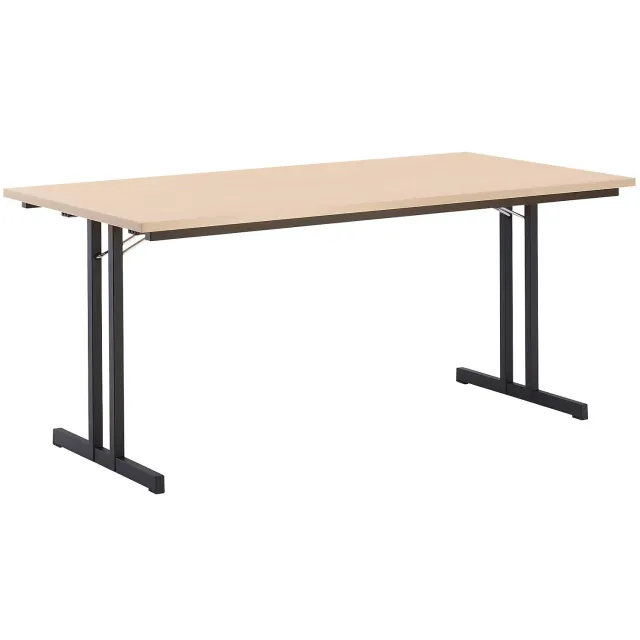 Kaiserkraft tavolo pieghevole 180x80 simil-faggio