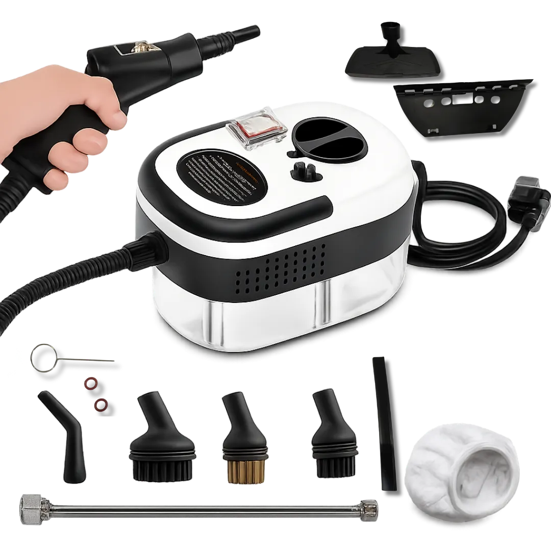 ADAMANTA 2291 Pulitore a Vapore 2500W 6 Accessori