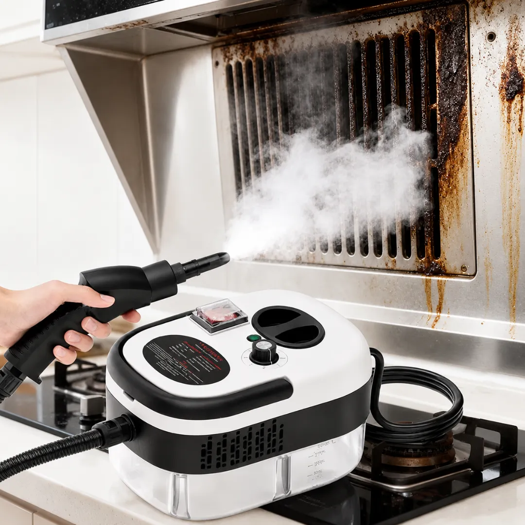 ADAMANTA 2291 Pulitore a Vapore 2500W 6 Accessori