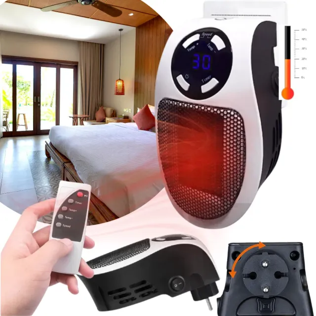 ADAMANTA Mini Electric Heater SKU 286 stufetta elettrica 500 W