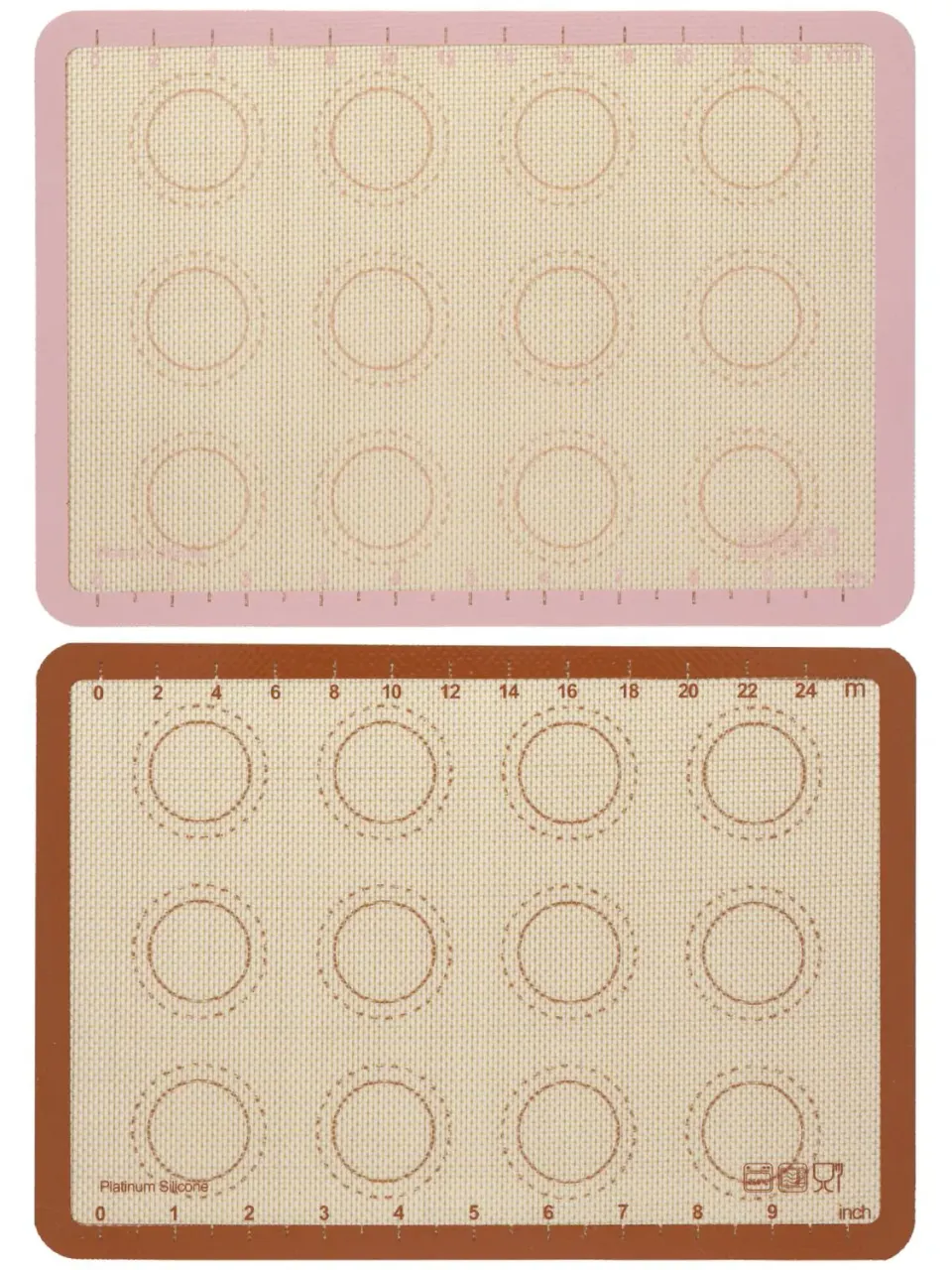Wibra tappetino silicone forno 30 x 21 cm graduato
