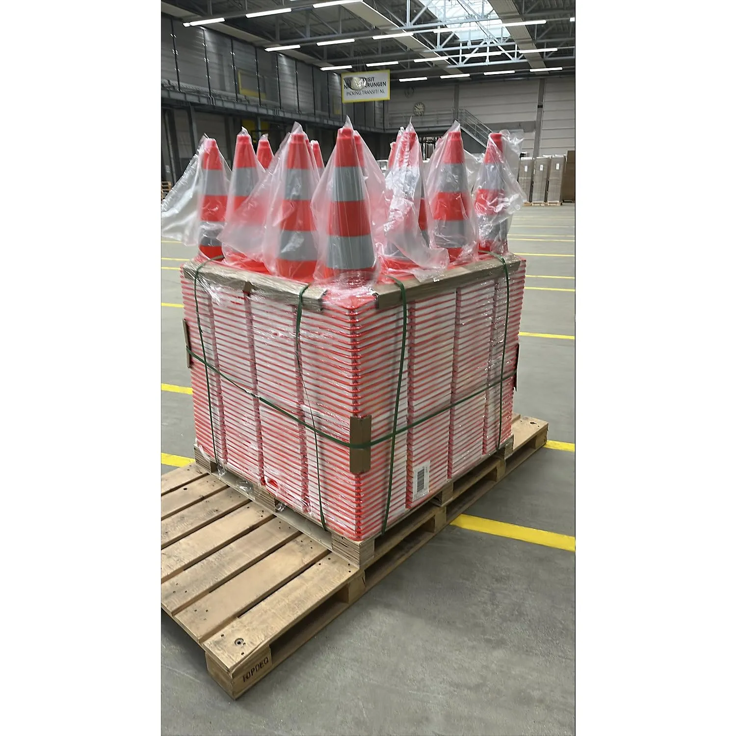 Kaiserkraft cono stradale PVC fluorescente impilabile