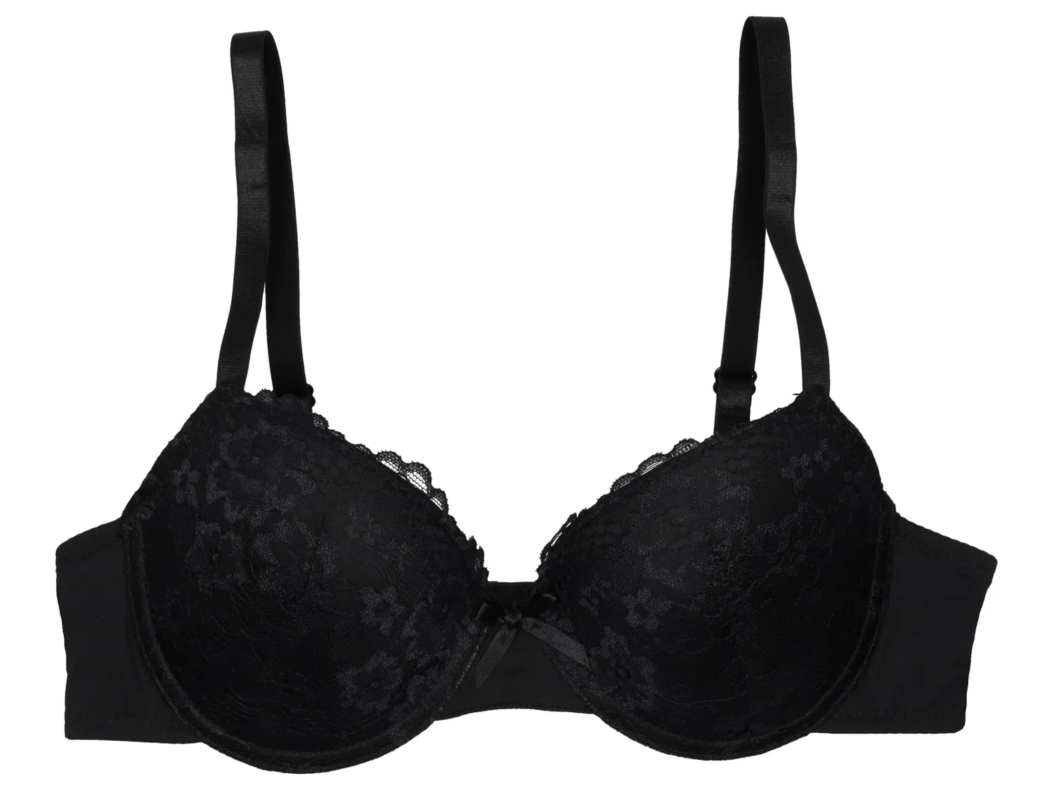 Wibra reggiseno in pizzo coppe preformate elastico