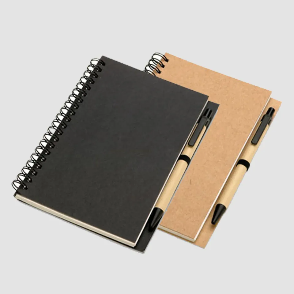 3BPRO KC7012 quaderno spirale riciclato con penna
