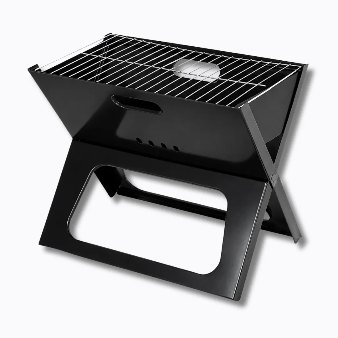 ADM 7089 barbecue pieghevole usa e getta nero