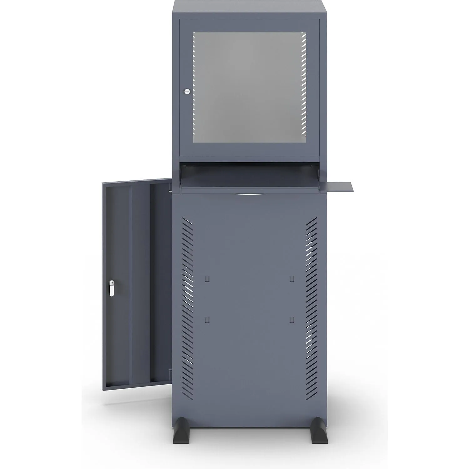 Kaiserkraft Eurokraft Basic postazione PC chiusa con serratura
