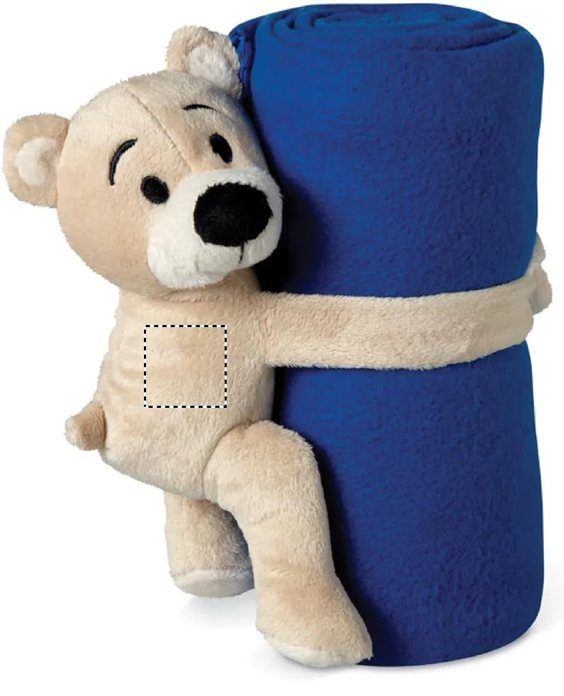 3BPRO MO8252 coperta pile bambini con peluche