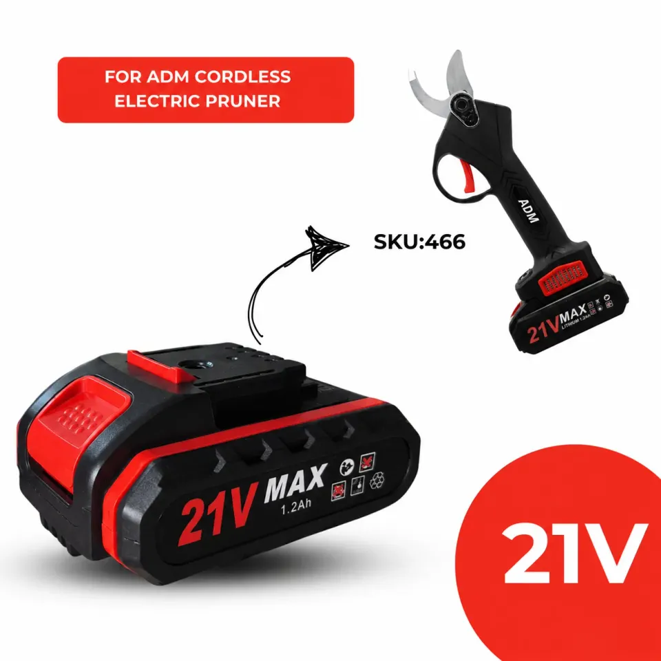 ADAMANTA 2133 batteria 21V per forbice potatura