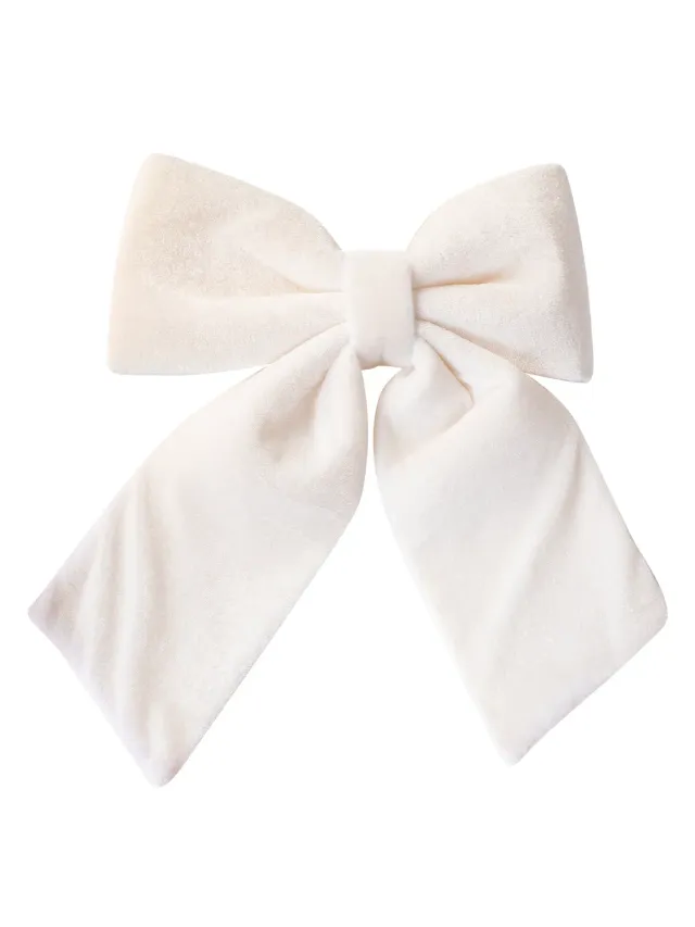 Wibra Velvet 35 cm fiocco natalizio rosa velluto