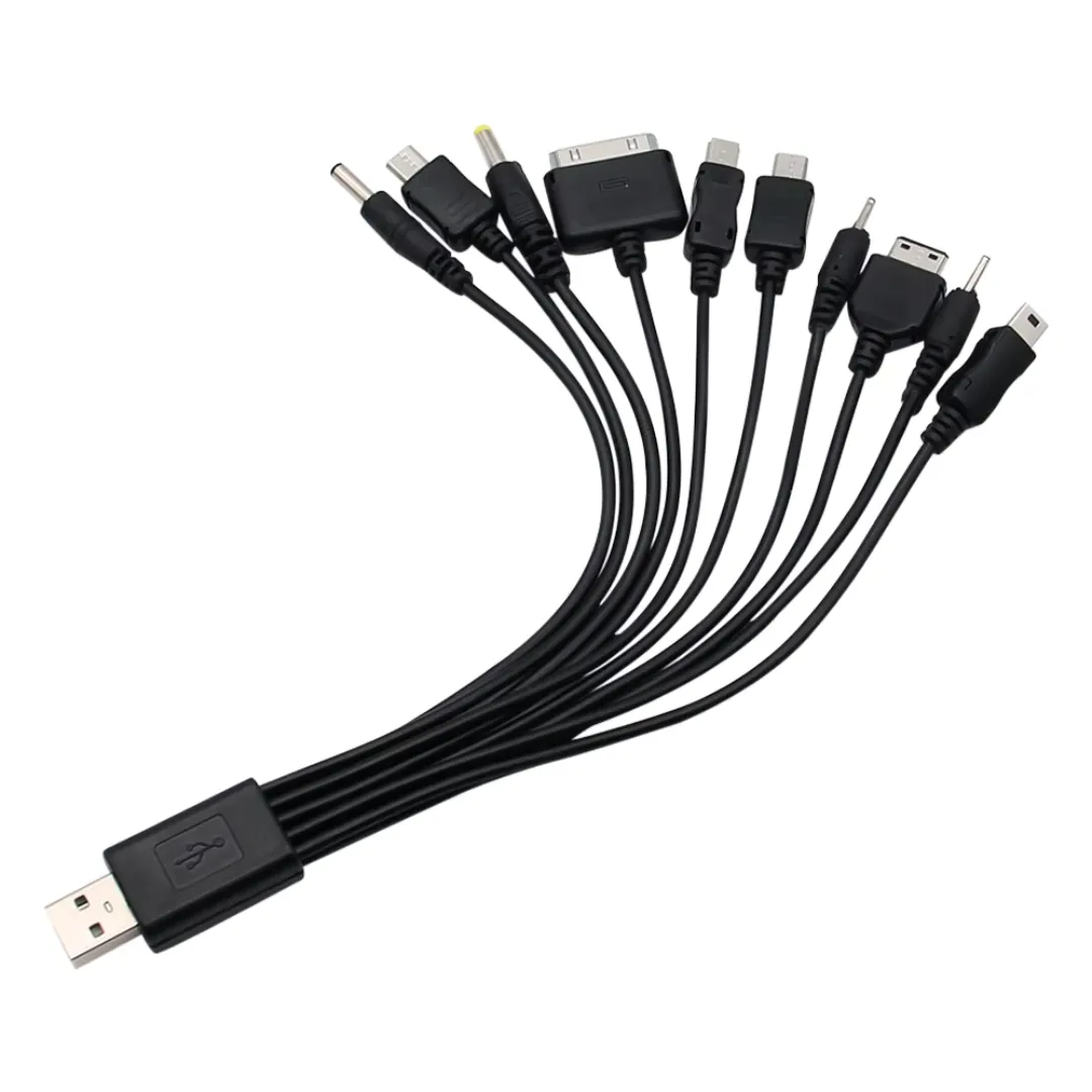 ADAMANTA 10-in-1 Multi-Connector USB Charging Cable cavo ricarica universale
