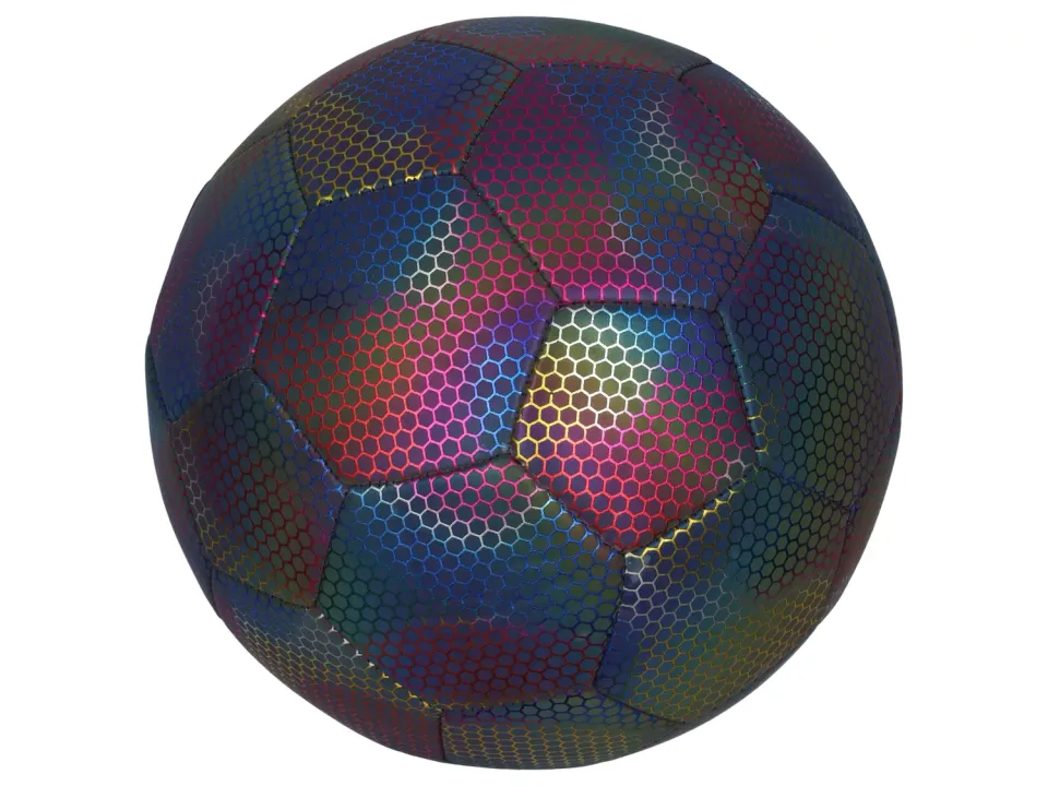 Wibra pallone calcio riflettente similpelle