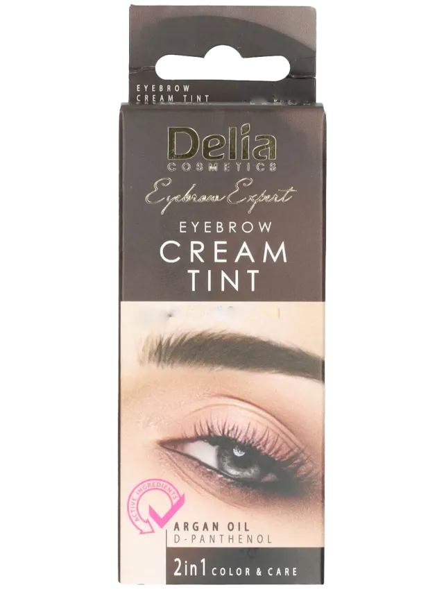 Delia Cosmetics tinta sopracciglia marrone con olio argan