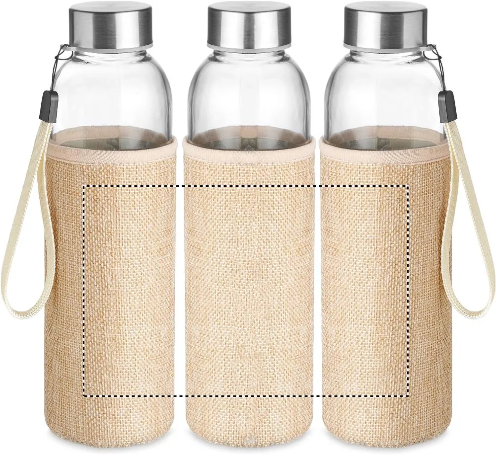 3BPRO MO6168-13 bottiglia vetro juta 500 ml