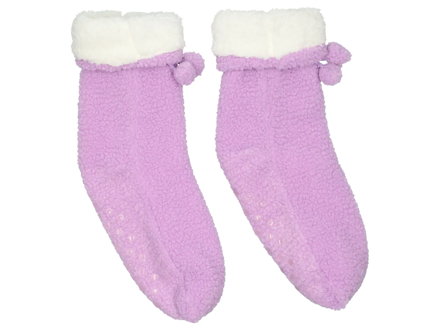 Wibra calzini donna teddy 1 paio caldi e morbidi