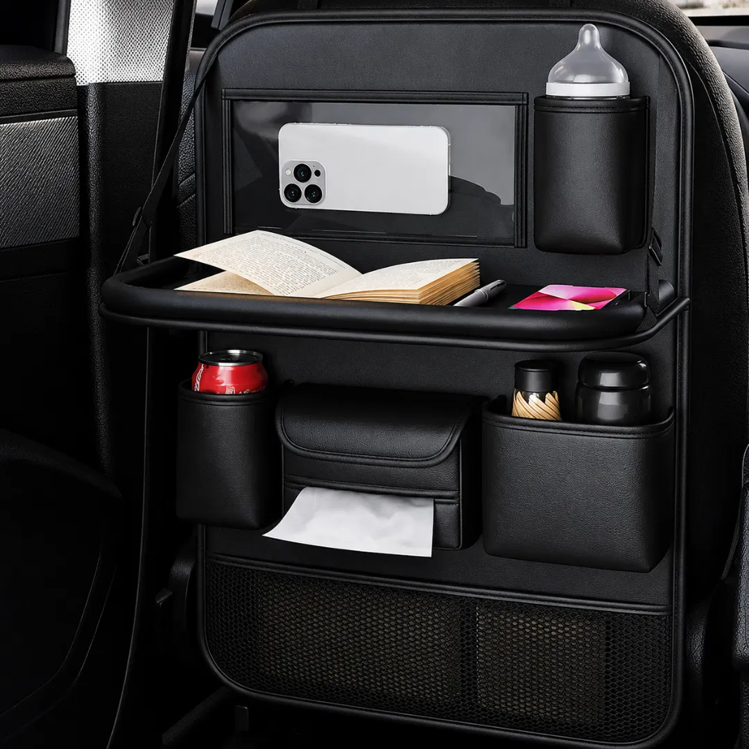 ADAMANTA Car BackSeat Organizer 7099 organizer auto con tavolino pieghevole
