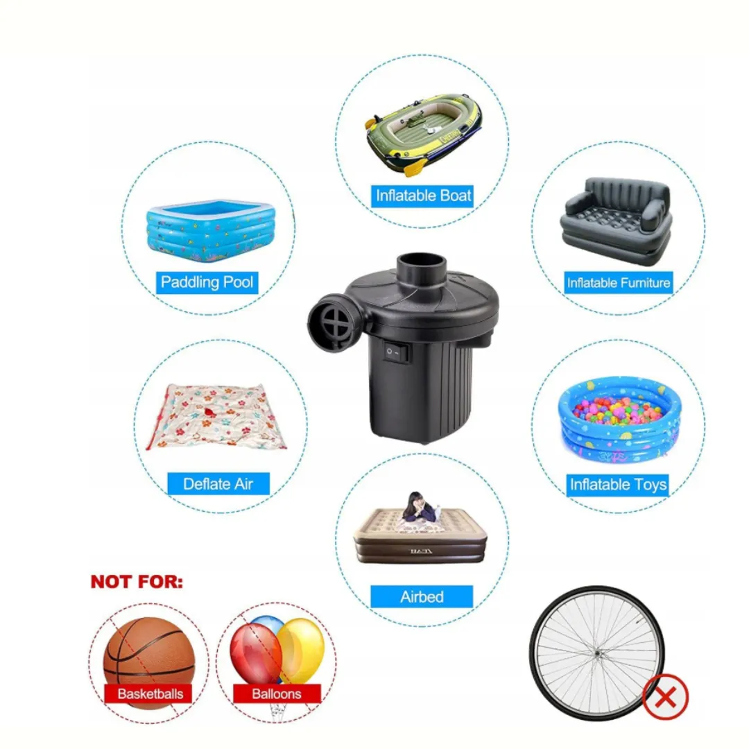ADAMANTA ADM Electric Mattress Pump pompa elettrica materasso 3 in 1