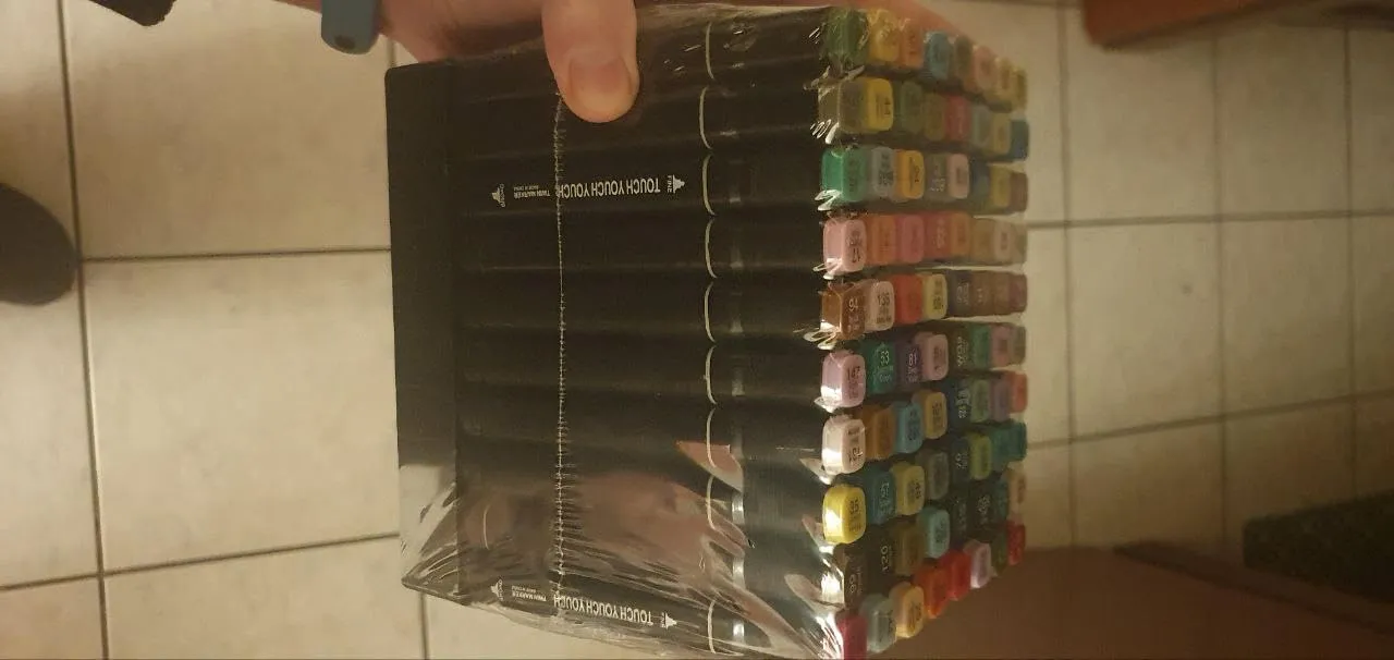 KAEFUYS Pennarelli 80 Colori Doppia Punta Alcool